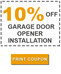 Garage Door Opener Installation Coupon Weston FL